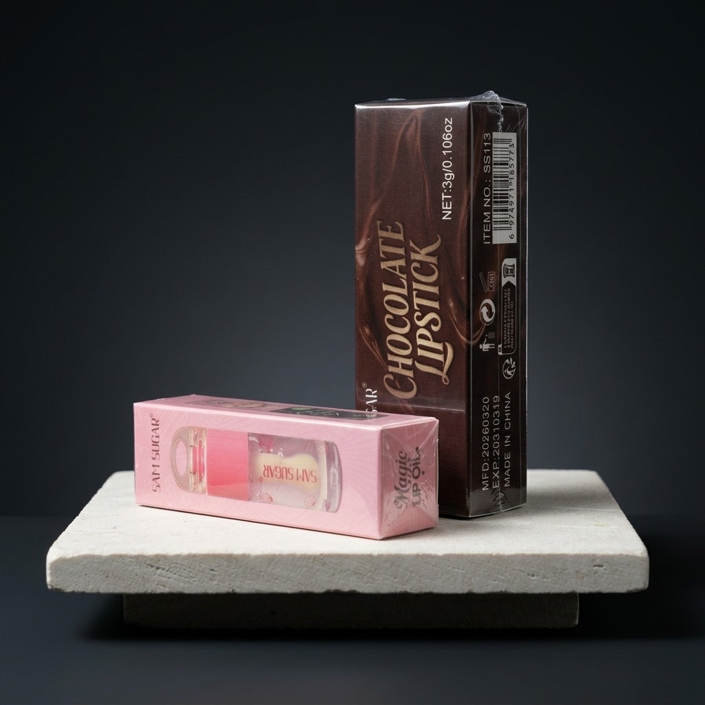 Sam Sugar Lip Oil Glow Duo